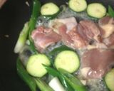 鳥肉とズッキーニのミント炒め作り方3写真