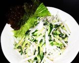 簡単!大葉風味の大根ときゅうりのサラダ作り方4写真