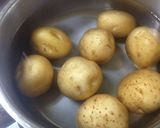 ＊新ジャガいものたらこバター＊作り方1写真