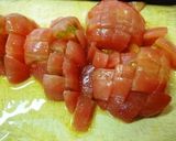 冷製！トマト味噌パスタ作り方1写真