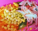 千切り野菜ともやしのサラダ作り方2写真