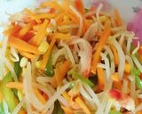 千切り野菜ともやしのサラダ作り方3写真
