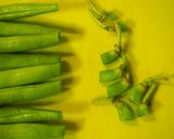 ポリポリ～♪インゲン突っ込みちくわ作り方2写真