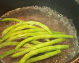 ポリポリ～♪インゲン突っ込みちくわ作り方3写真