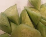 キュウリと豚肉のピリ辛煮作り方1写真