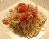 新玉ねぎが旨い！トマトとツナの冷やし中華作り方4写真