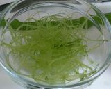 自家製ズッキーニの茎マリネ作り方3写真
