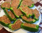 下味でコク旨♪ピーマンの肉詰めチーズ焼き作り方4写真