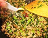 ひき肉と大根の葉のそぼろ作り方4写真