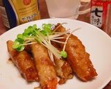 ビールにぴったり♪豚の巻き巻き♪作り方6写真