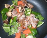 豚の野菜たっぷり黒酢炒め作り方4写真