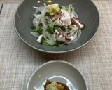 イカと新玉葱の生姜醤油🦑作り方4写真