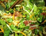 糖質制限！野菜と豚肉のお好み焼き風作り方3写真