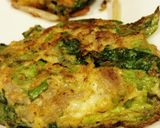 糖質制限！野菜と豚肉のお好み焼き風作り方6写真