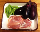 超簡単！なすと鶏肉のマヨネーズ炒め作り方1写真