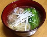 中華風肉団子スープ＊作り方5写真