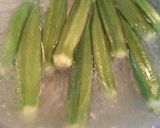 おくらと茗荷のおかか和え作り方4写真