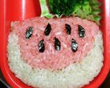 キャラ弁 夏 ♪スイカのお弁当♪作り方3写真