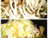 手羽元とキャベツの豆乳味噌煮込みスープ作り方3写真
