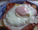 焼き豚目玉トースト☆作り方4写真