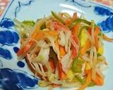千切り野菜ともやしのサラダ作り方4写真