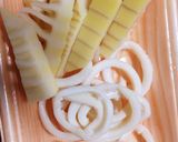 青梗菜とイカのピリ辛オイスターソース炒め作り方2写真