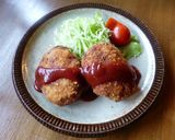 新玉たっぷりメンチカツ♪作り方5写真
