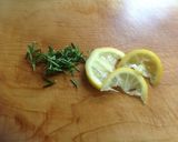 胸肉で♫塩レモン・ローズマリーの鶏ハム作り方1写真