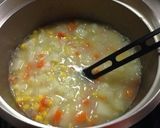 野菜ゴロゴロ牛乳スープ作り方5写真