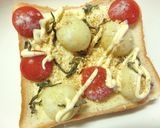 新じゃが×トマトのカレーチーズ和トースト作り方8写真
