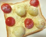 新じゃが×トマトのカレーチーズ和トースト作り方7写真