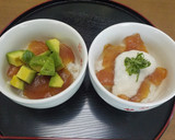 介護食【簡単！マグロの漬け丼～３種味～】作り方6写真