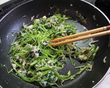 あっという間のみつ葉炒め♪作り方3写真