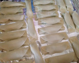 マヨ枝豆ぎょうざの皮巻き＊おつまみ作り方5写真