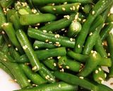 インゲンの胡麻和え作り方4写真