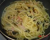 高菜とベーコンの和風スパゲティー作り方4写真