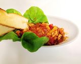 ルーを使わない夏野菜とチキンのカレー　作り方7写真