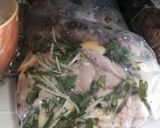 鶏もも肉の塩レモンハーブ焼き作り方5写真