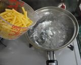 介護食【早茹でマカロニミートソース】作り方1写真