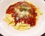 介護食【早茹でマカロニミートソース】作り方4写真