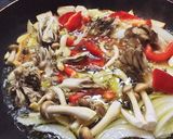 yin yang白身魚と野菜のアヒージョ作り方3写真