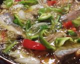 yin yang白身魚と野菜のアヒージョ作り方5写真