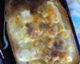 卵とチーズのスイーツのせトースト作り方3写真