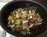 イカの乾き物で炊き込みご飯作り方3写真