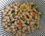 超簡単♫チーズと大豆のコロコロサラダ作り方5写真