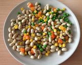 超簡単♫チーズと大豆のコロコロサラダ作り方6写真