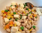 超簡単♫チーズと大豆のコロコロサラダ作り方10写真