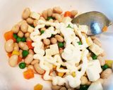 超簡単♫チーズと大豆のコロコロサラダ作り方12写真