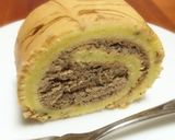紅茶チョコクリームのロールケーキ♡作り方17写真