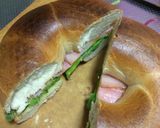 手を汚さず☆ベーグルサンド作り方9写真